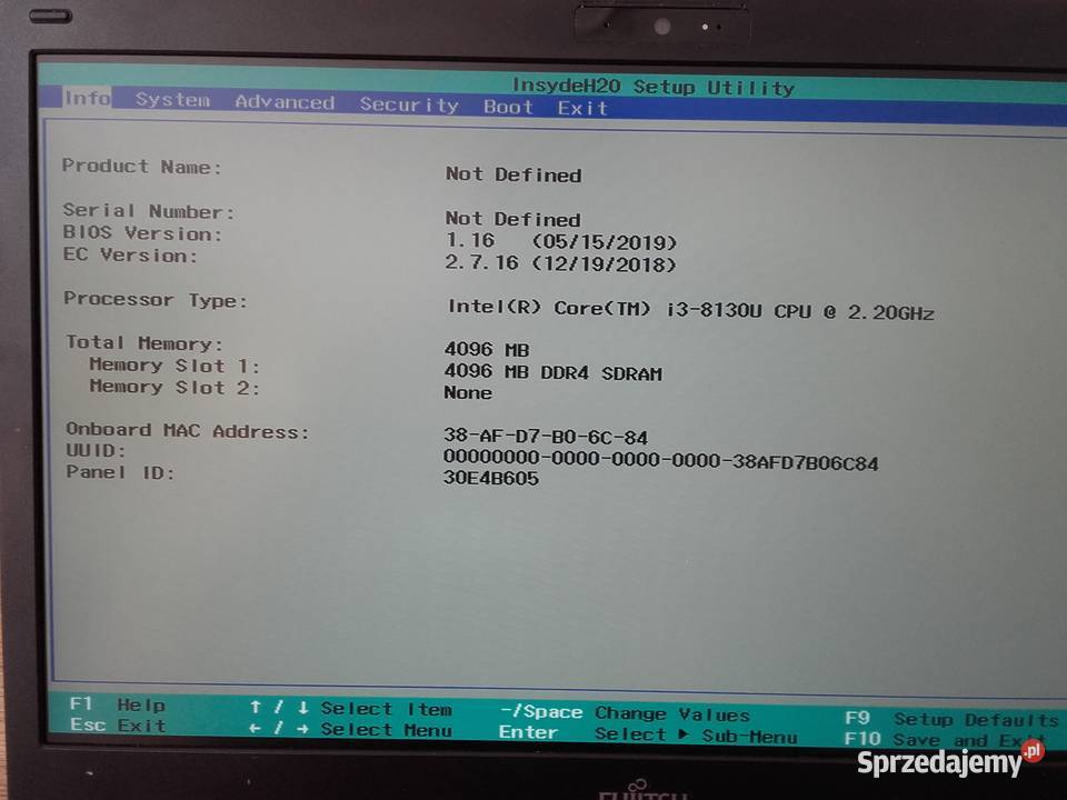 RAM Samsung DDR4 4GB laptopowa 3200MHz CL22 12V kujawsko-pomorskie Bydgoszcz