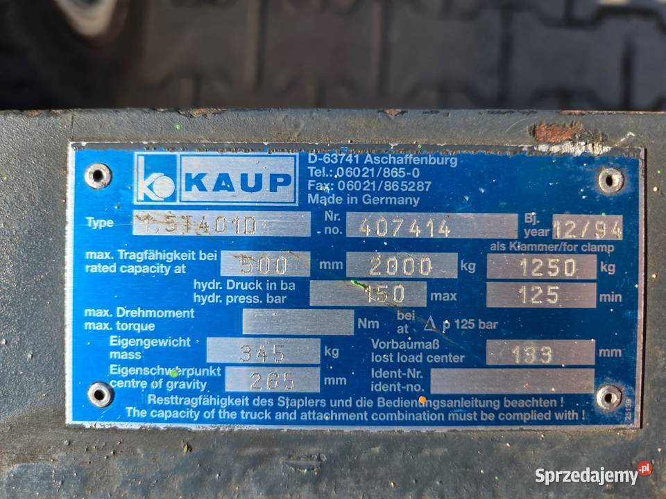 CLARK TM 15 N Elektryczny wózek widłowy czołowy wielkopolskie Krotoszyn