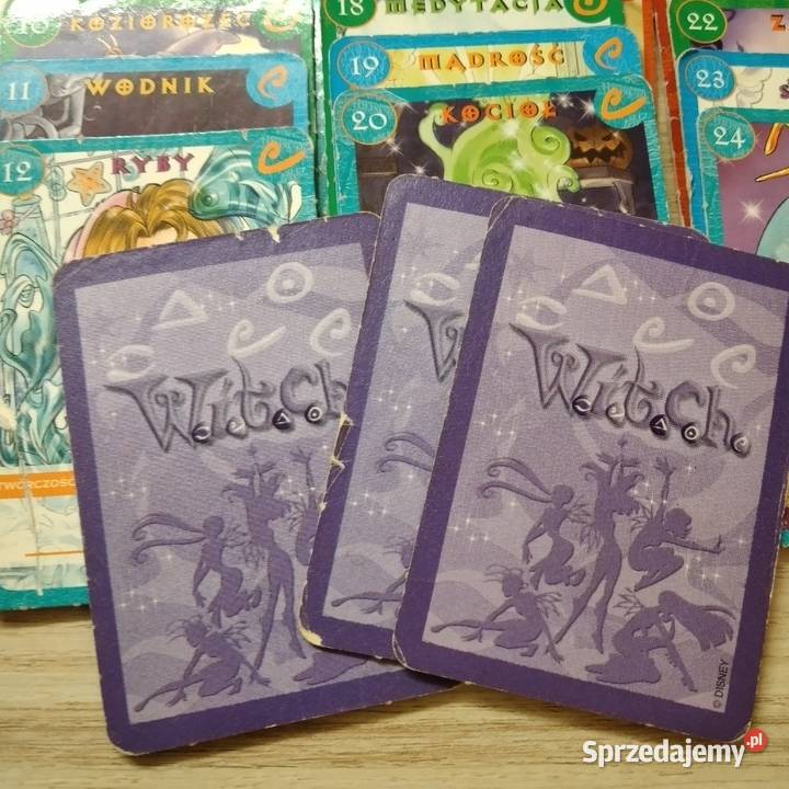książkiplatykarty Czarodziejki Witch Bukowno sprzedam