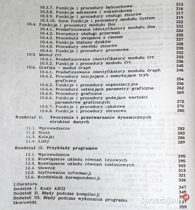 Podstawy systemu języka Turbo Pascal 40 A Książki i Podręczniki Chełm