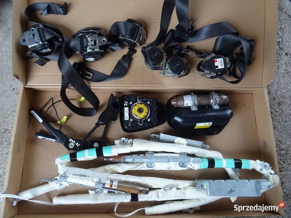 Poduszka airbag pasy napinacze klamry kurtyny łódzkie Parcice sprzedam