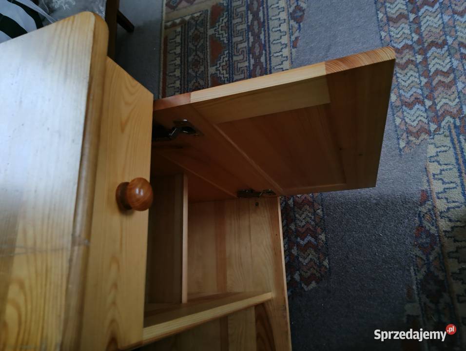 Biurko drewniane sosnowe małopolskie