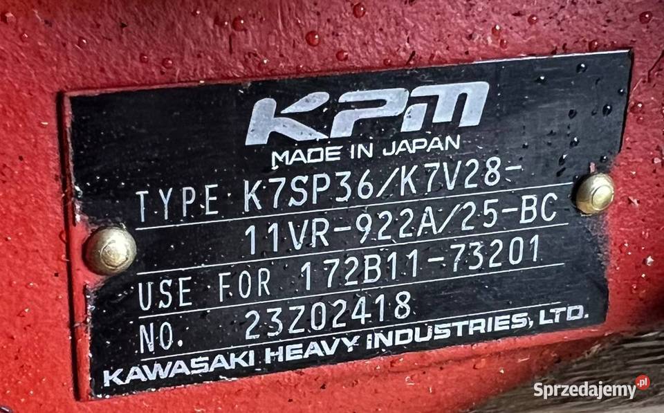 KPM Kawasaki K7SP36 K7SP36 K7V28 11 VR 922A 25 Poznań