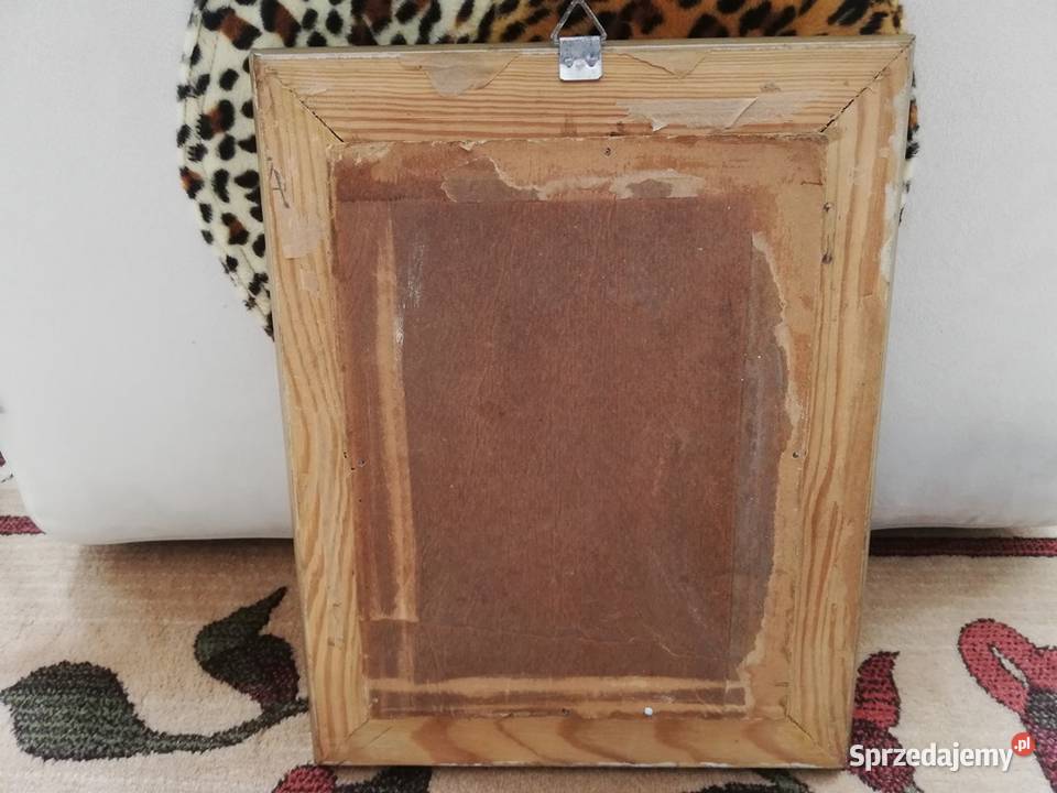 Piękna oryginalna ikona Matki Boskiej Malarstwo łódzkie