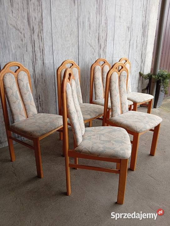 komplet krzeseł 6 sztuk 367 kujawsko-pomorskie Byczyna sprzedam