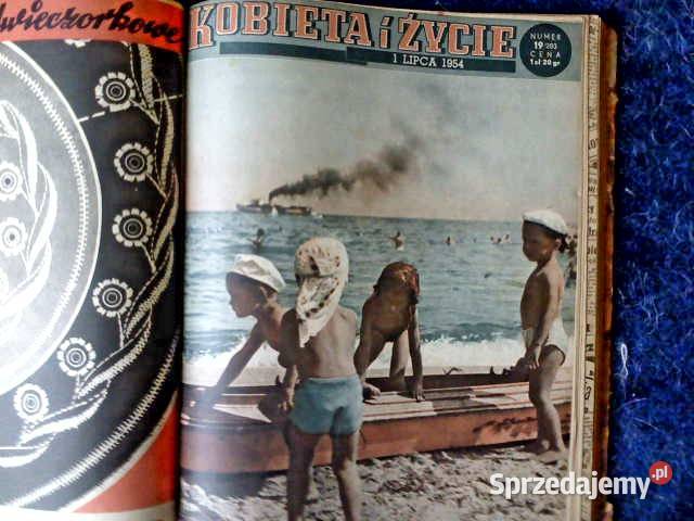 Rocznik gazety Kobieta i Zycie z 1954 oprawiony