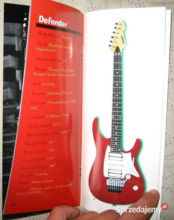 Peavey Guitars katalog gitar Kultura i Rozrywka Kępice