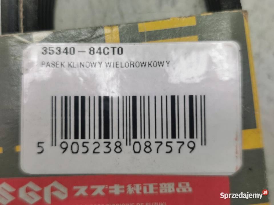 PASEK KLINOWY SUZUKI SAMURAI 19 D 2004 NOWY Pióra wycieraczek