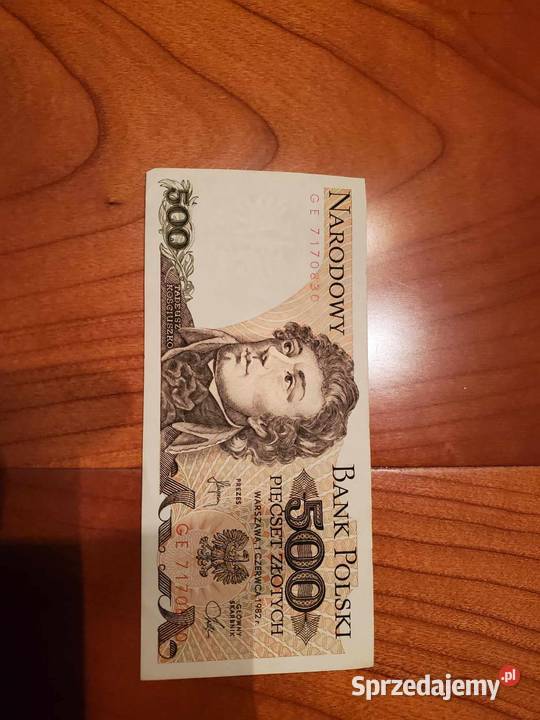 Banknoty z czasów PRL stan idealny