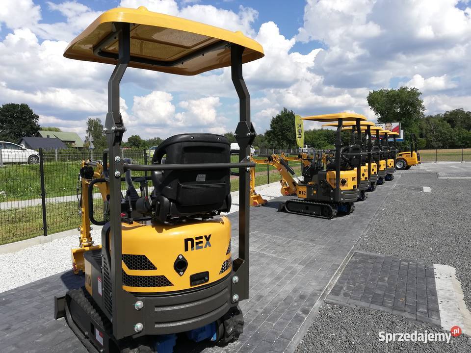 Nowa Minikoparka NEX N10 Ramie skrętne mini
