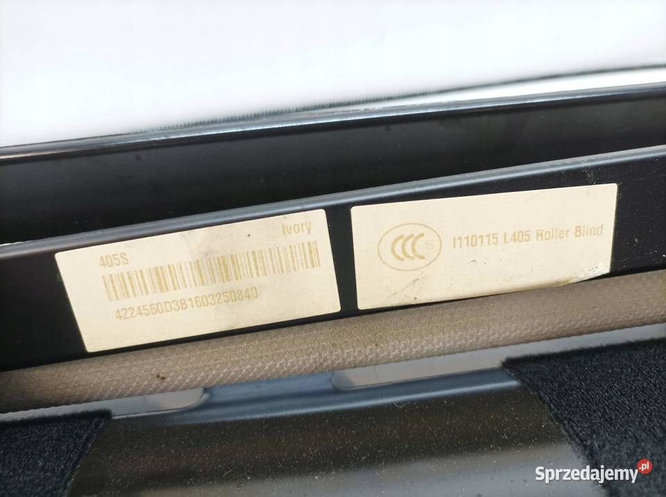 ROLETA BAGAŻNIKA ROLETA PANORAMY SZYBERDACH