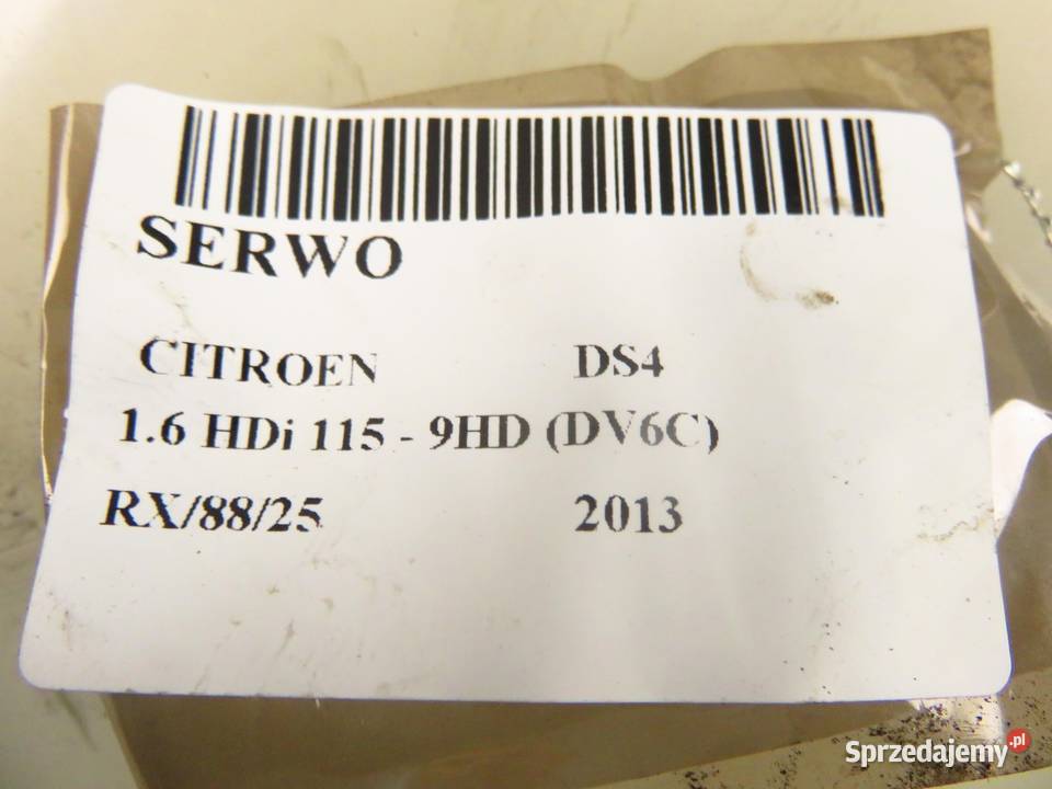 SERWO CITROEN DS4 16 HDi 115 9HD DV6C 0204711153 Pompy hamulcowe