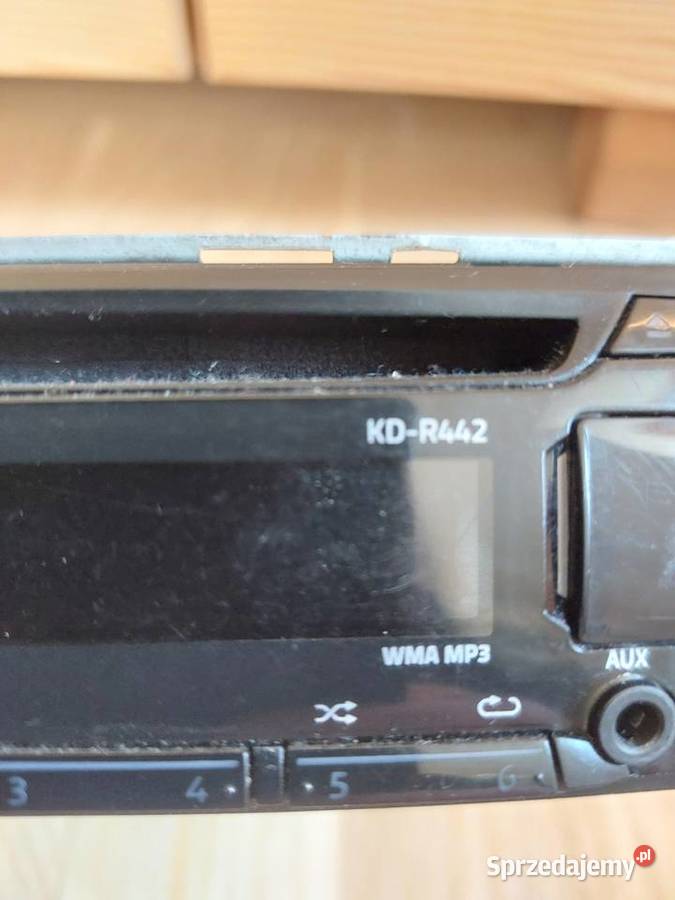 Radio samochodowe JVC KDR442 małopolskie Cholerzyn