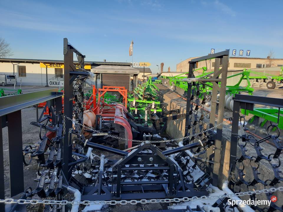 Włóka łąkowo polowa 6m 3rz Dwa siłowniki Tarnów sprzedam