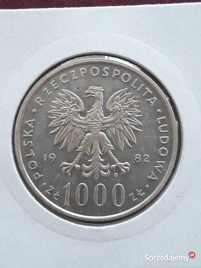 1000 Papież Jan Paweł II 1982 r 7 Konin
