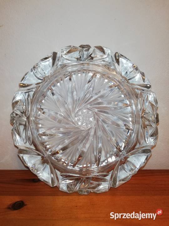 Stara kryształowa popielnica lata 70te XX w Warszawa