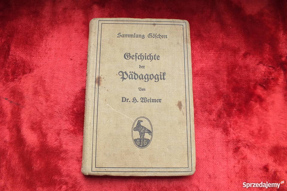 Stara niemiecka książka z 1910 roku Żary