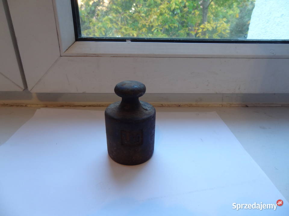 Stara żeliwna waga szalkowa 5 wielkopolskie Poznań sprzedam