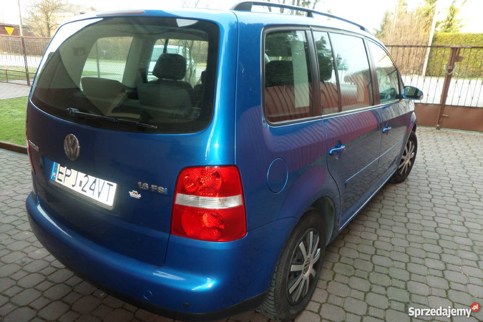 Volkswagen Touran 7 osobowy 16 Zamiana 6 Biegów Rok produkcji 2003 Konstantynów Łódzki sprzedam
