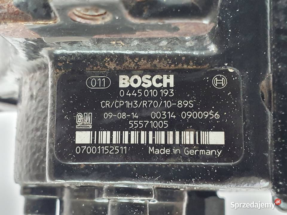POMPA WTRYSKOWA Opel Insignia 20 CDTI 0445010193 Chełm