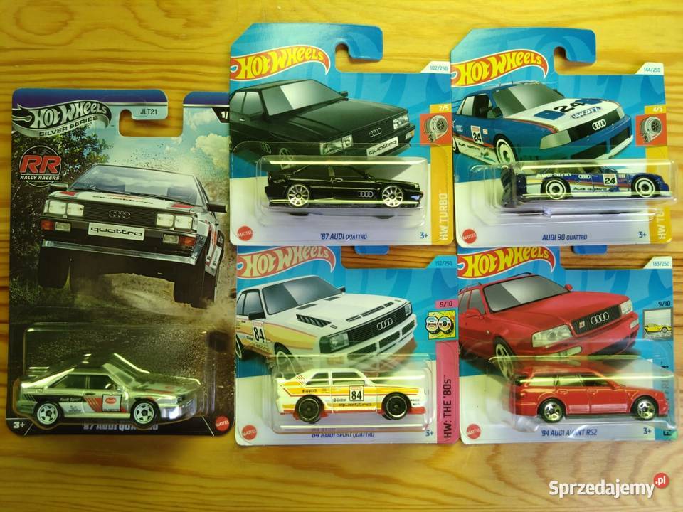 Hot Wheels Audi zestaw 5 modelików Tywonia