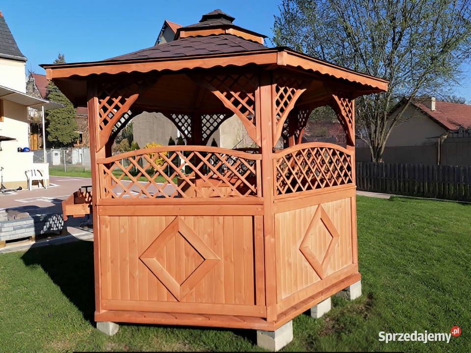 ALTANA 27 32M OGRODOWA DREWNIANA ALTANKA OZDOBNA Parzymiechy