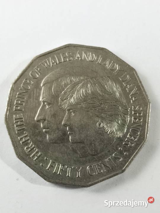 Okolicznościowe 50 centów Australia 1981r dolnośląskie Świdnica