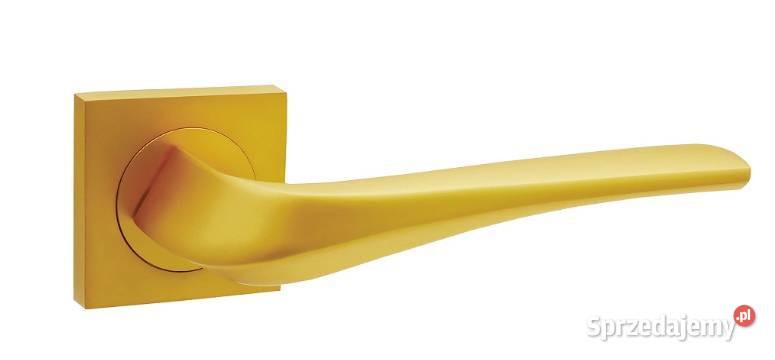 Klamka Adel na rozecie złoty mat Domino Szyld Dom i Ogród warmińsko-mazurskie Olsztynek