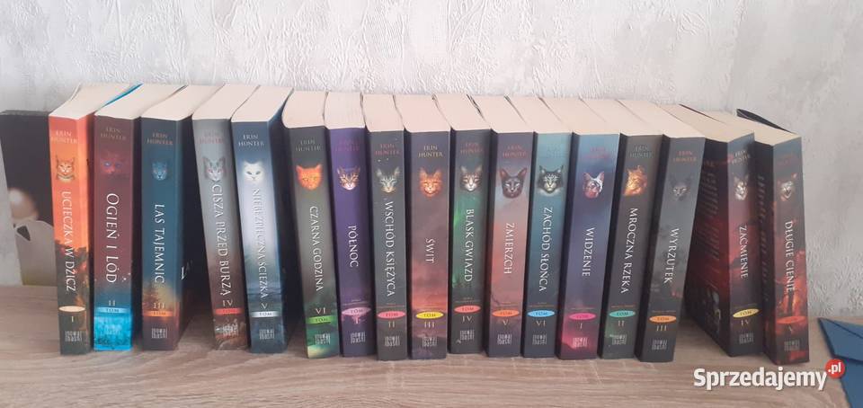 Zestaw powieści Erin Hunter Wojownicy śląskie Pszczyna
