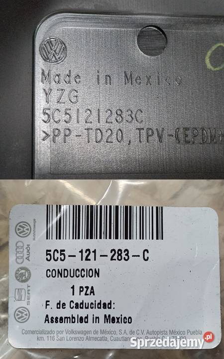 VW BEETLE WLOT KIEROWNICA PROWADNICA POWIETRZA Pleszew sprzedam