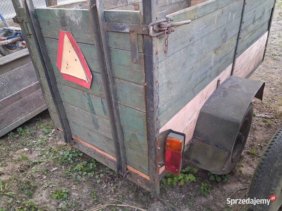 Przyczepa 1osiowa nieuszkodzony Jasło