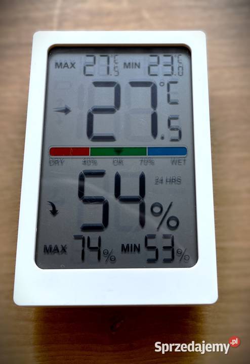 Termometr pokojowy i higrometr HD LCD Sansai Szydłowiec