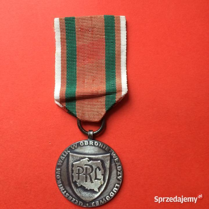 2053 Medal Udział W Obronie Władzy Antykwariat Szczecin