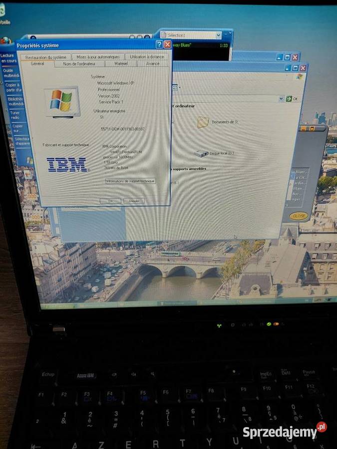 Okazja Laptop IBM THINKPAD T40p łódzkie Grodzisk sprzedam