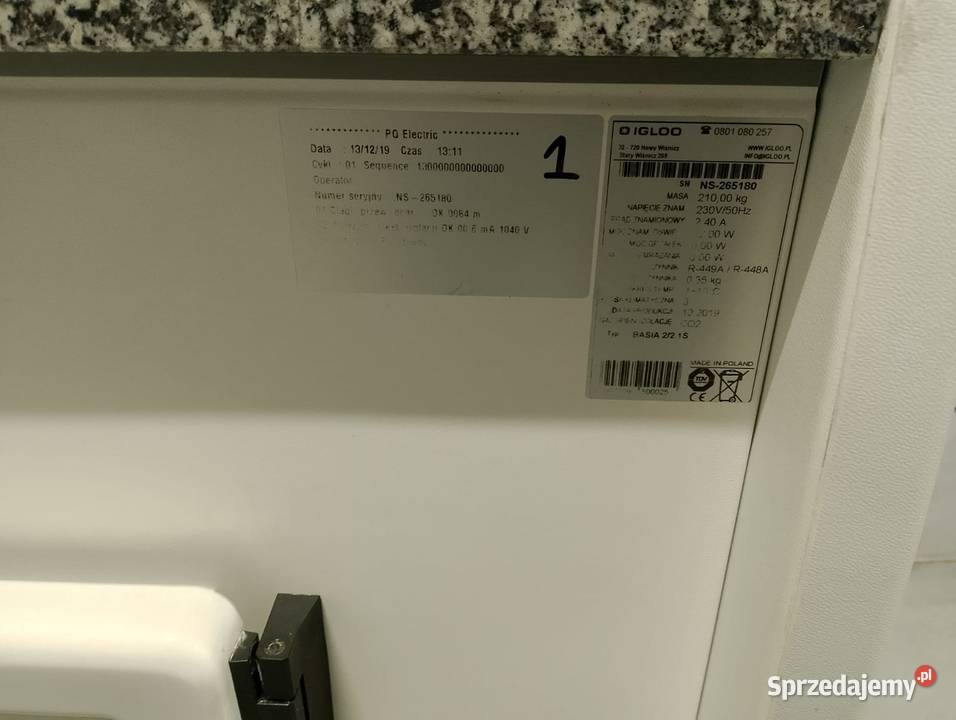 Lada chłodnicza Igloo Basia 22 1S