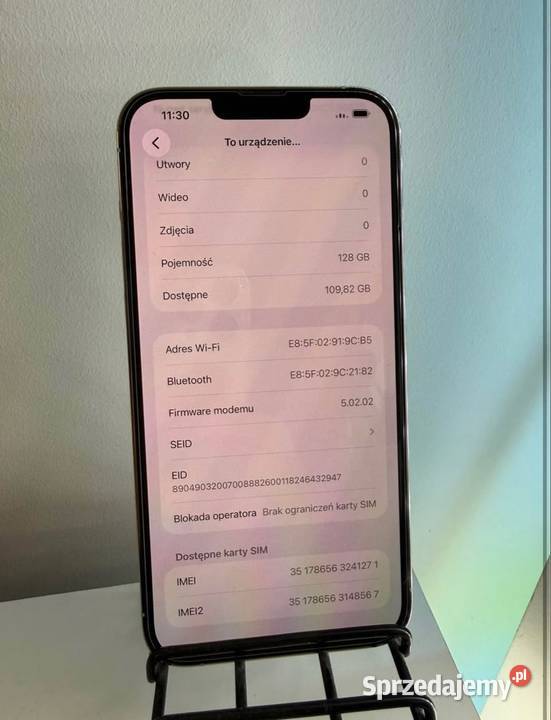 iPhone 13 Pro 128GB Silver Apple / iPhone wielkopolskie