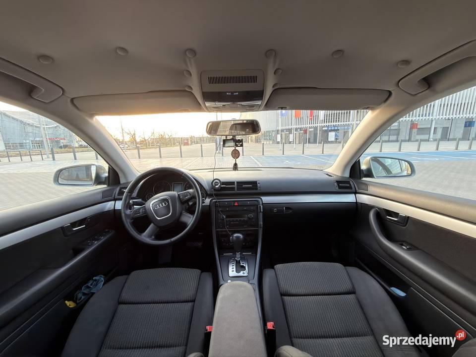 Samochód Audi A4 B7 2006 25 TDI 163 BDG przebieg aluminiowe felgi A4 Płock