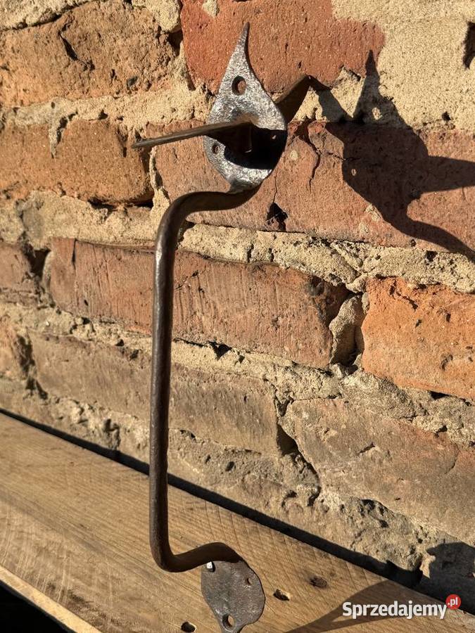 PIĘKNY STARY PRZEDWOJENNY UCHWYT DRZWIOWY 35 dolnośląskie Bielawa