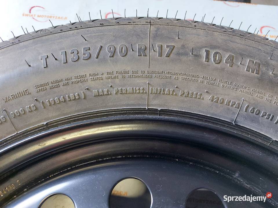 KUGA MK1 MK2 koło dojazdowe 1359017 104M 5x108 świętokrzyskie Kielce