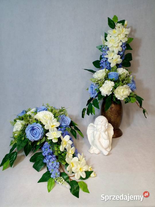 Komplet nagrobny kompozycja stroik Dobroszyce