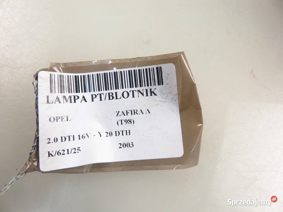 LAMPA PRAWA TYLNA OPEL ZAFIRA A WKLAD 6 PIN