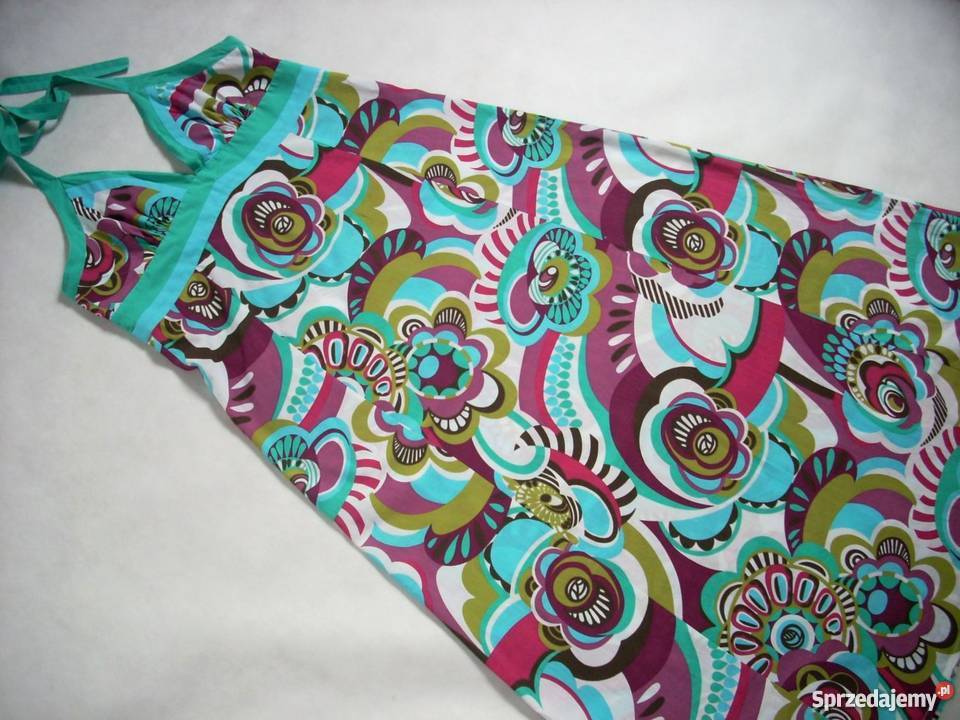 DEBENHAMS Sukienka Maxi Lato Bawełna Piękna 44 Spódnice i sukienki Nowy Sącz