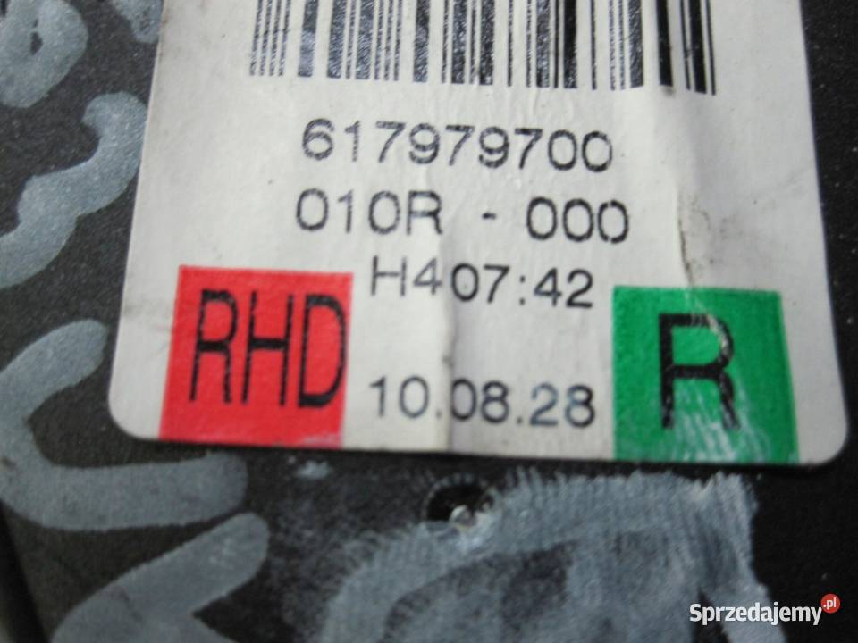 VW GOLF VI 10r pas bezpieczeństwa prawy przód osobowe Motoryzacja świętokrzyskie