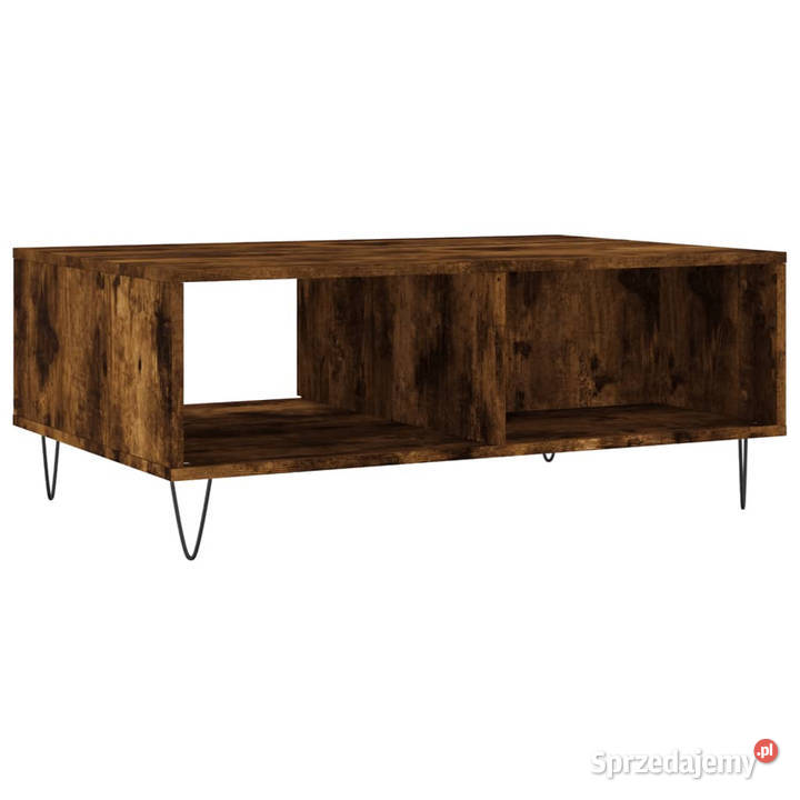 Stolik kawowy przydymiony dąb 90x60x35 WM827065 Warszawa