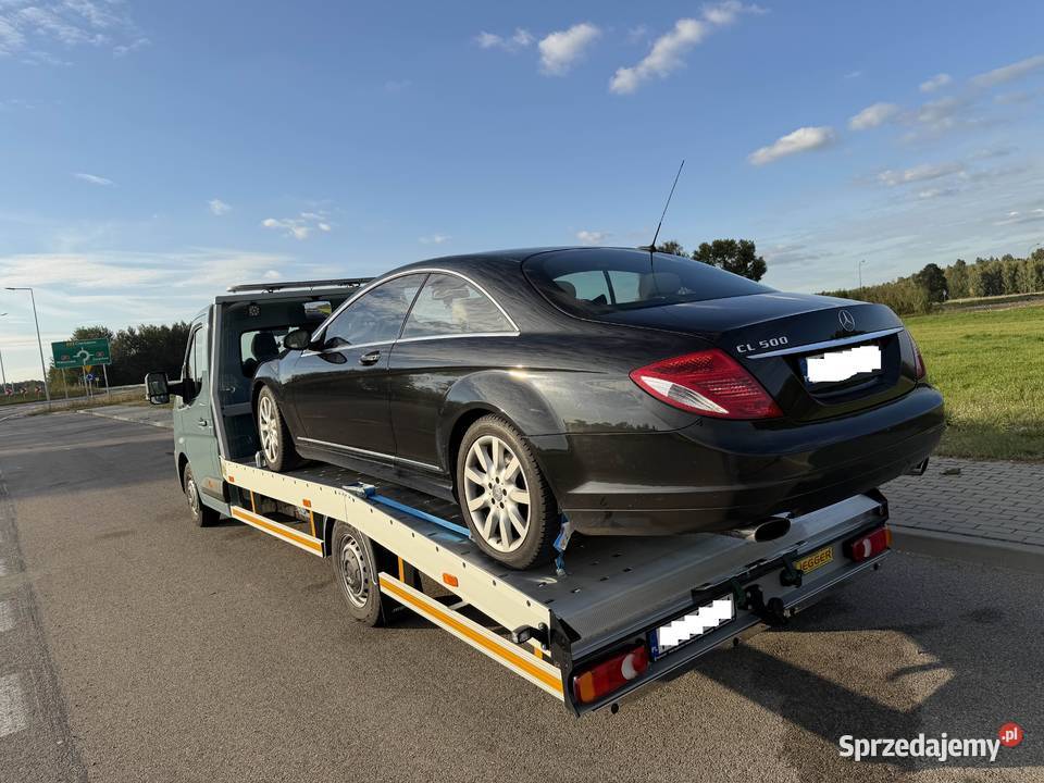 Pomoc drogowa transport autolaweta Myszyniec Stary