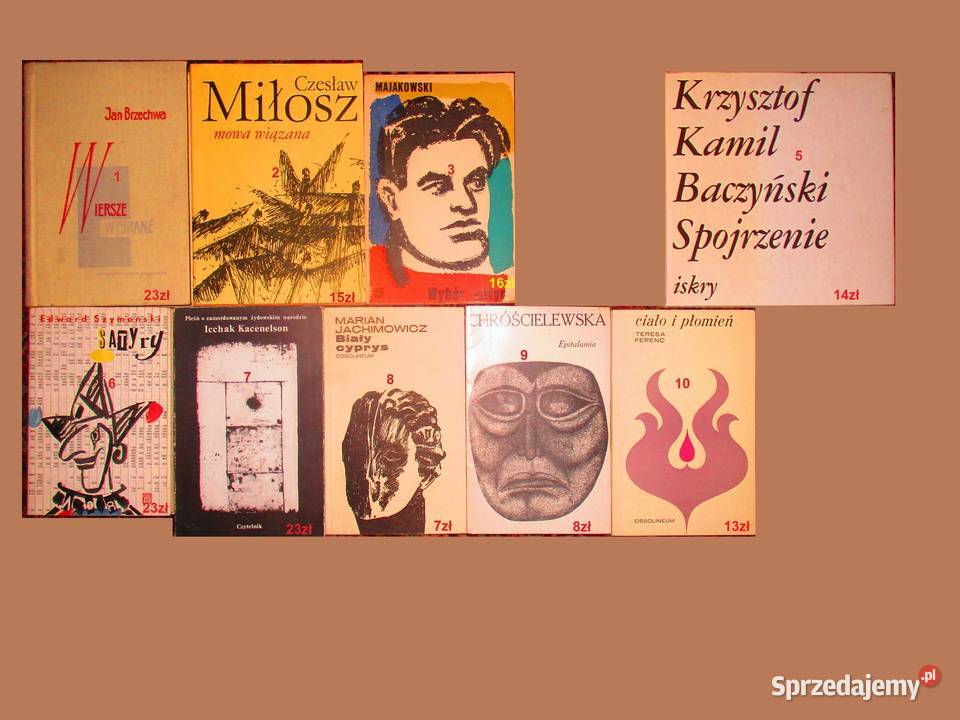 CzMiłosz Mowa wiązana poezja Szymborska Łódź sprzedam