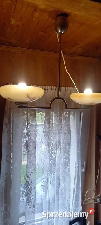 Dwuramienny żyrandol w stylu Art Deco 2 Wysyłka Skierniewice