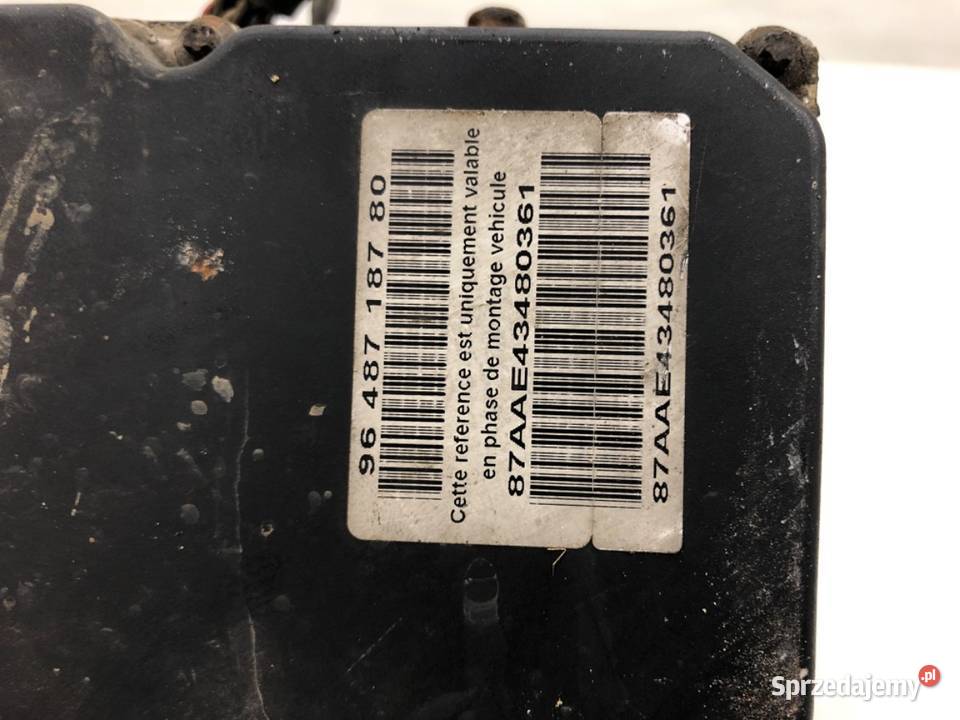 POMPA ABS PEUGEOT 607 9648718780 27 204