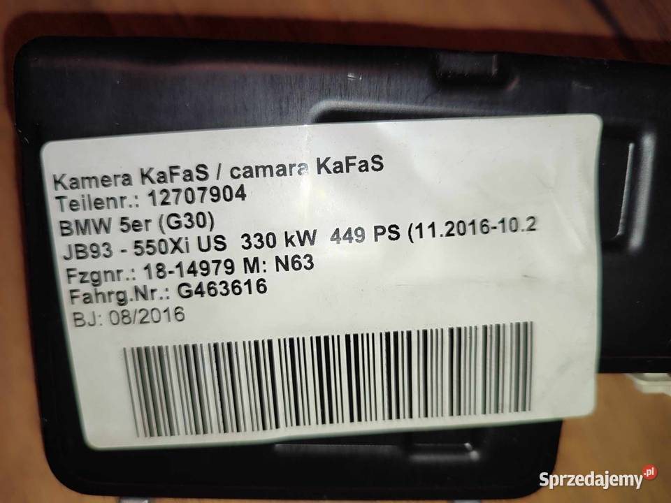 Moduł kafas kamera bmw G30 6832328 Kotomierz