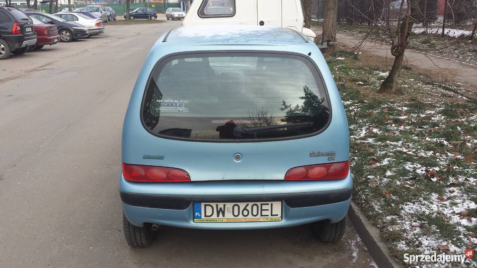 Fiat SEICENTO SX 09 1998 elektryka uszkodzony
